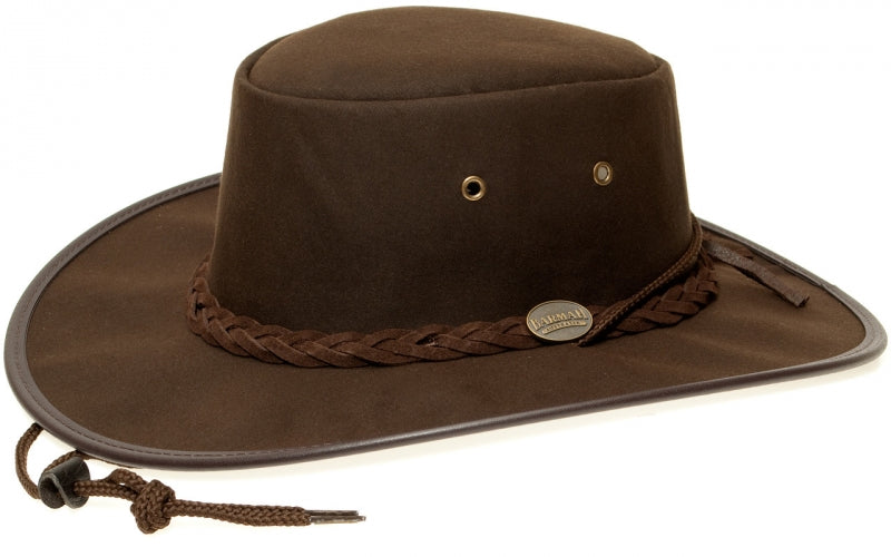 1050 Oilskin Brown by Barmah Hats Bushgear UK - Made from Shrunk Canvas