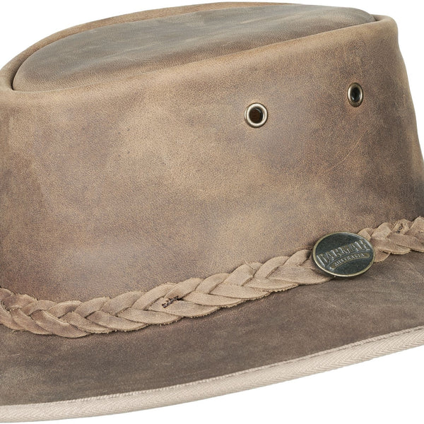 Vintage Barmah Hats 1019 Sundowner Kangaroo Leather Waterproof
