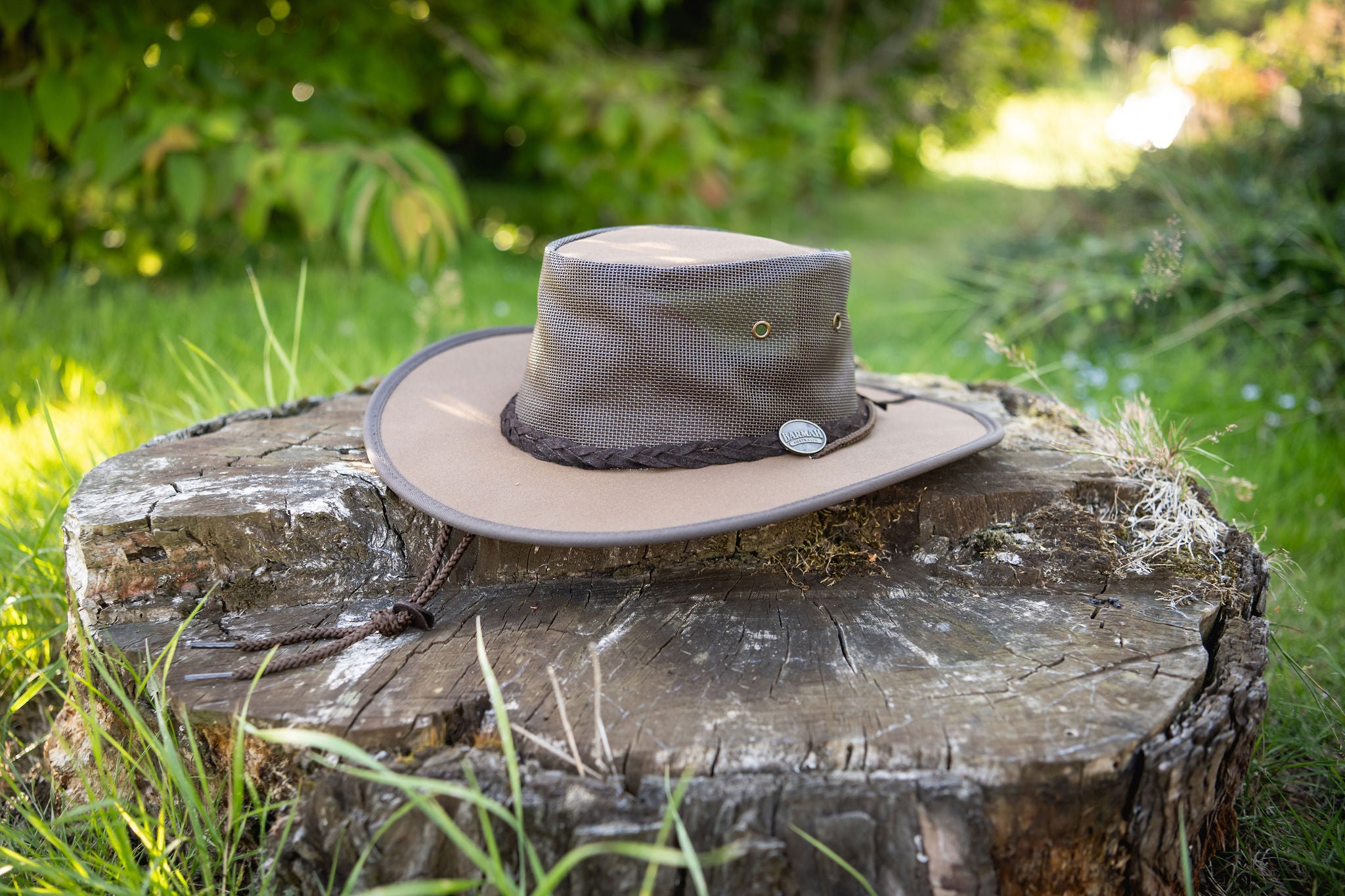 Barmah Hat 1057 Foldaway Cooler Brown Canvas