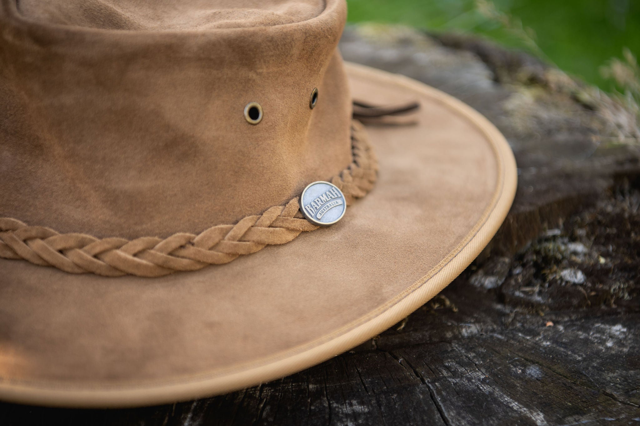 Brown suede floppy hat online