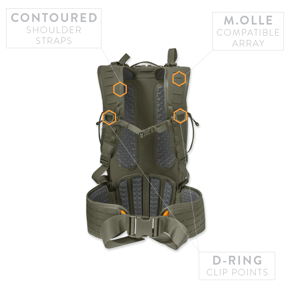 Prometheus Design Werx | S.H.A.D.O. Pack 24L - Ranger Green