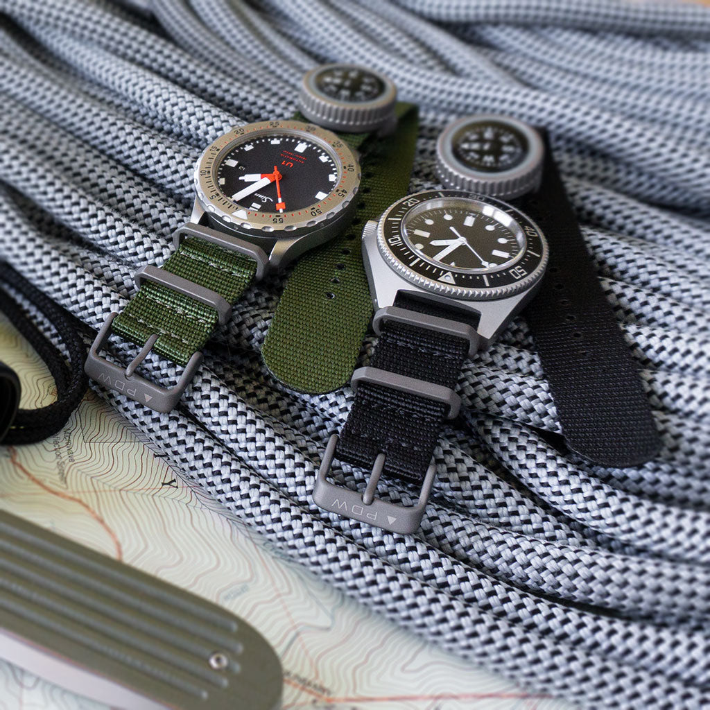 Prometheus Design Werx | Ti-NATO Strap OD Green 22mm